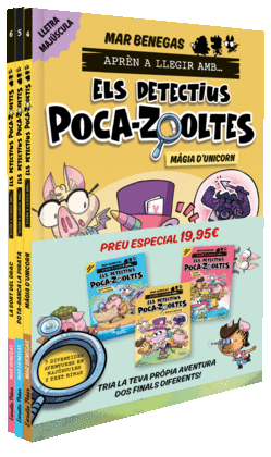 PACK APR�N A LLEGIR AMB... ELS DETECTIUS POCA-ZOOLTES!  4,5 I 6: EN LLETRA MAJ�S