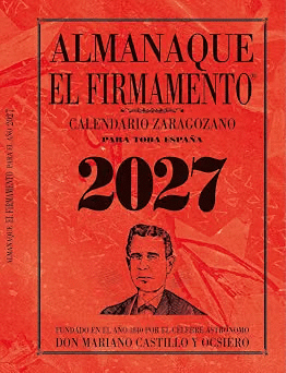 ALMANAQUE EL FIRMAMENTO 2027 ZARAGOZANO (LIBRO ROJO)